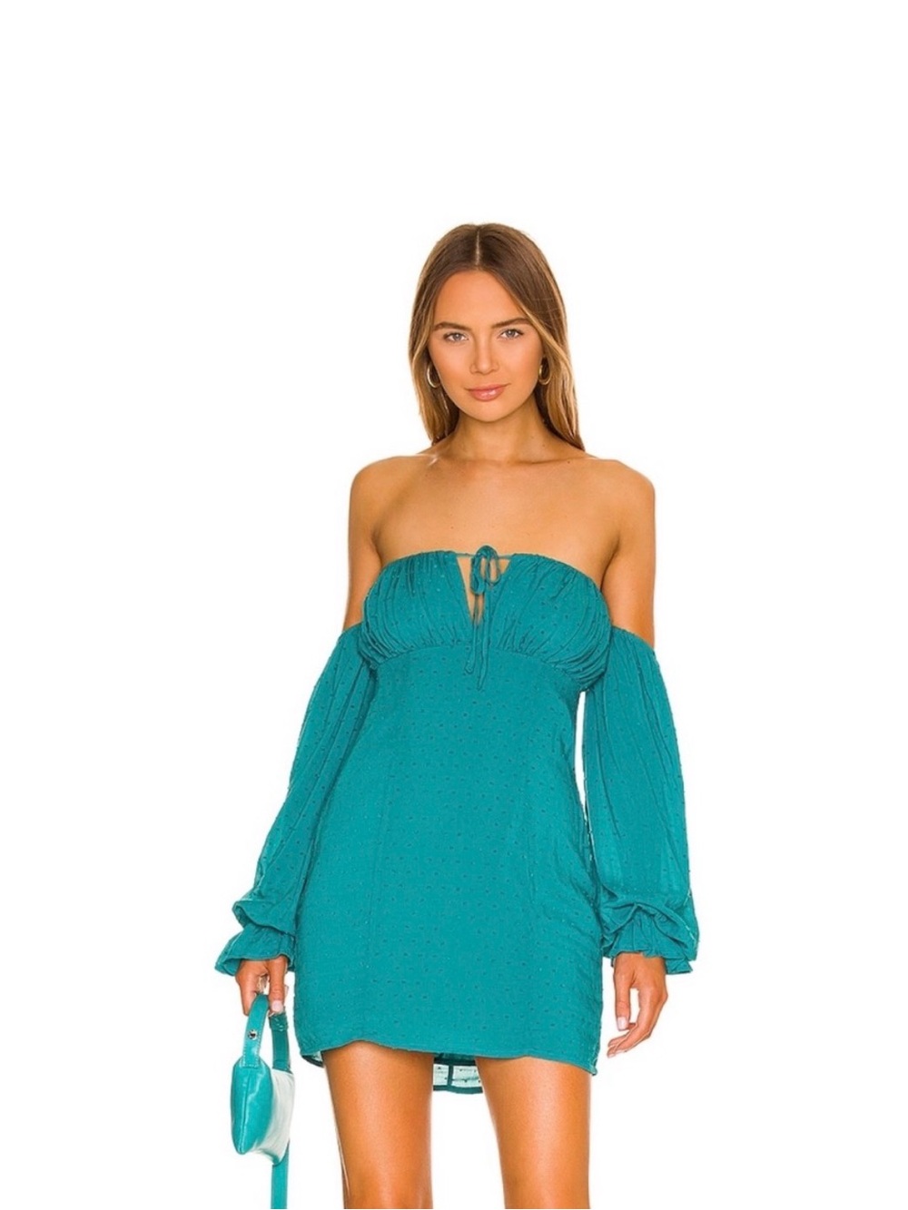 NWT MAJORELLE Solare Mini Dress Ocean Blue XS Revolve